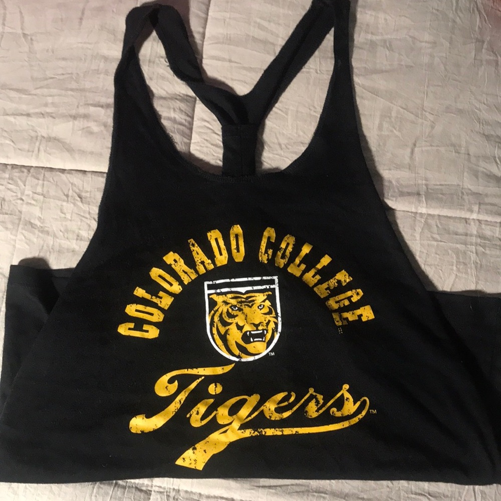 Black “Colorado College Tigers” Tank